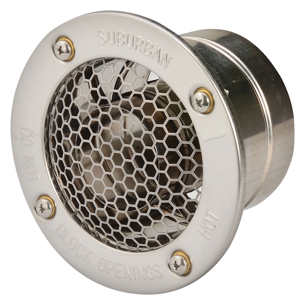 Suburban Suburban 261616 Nautilus Water Heater Vent Cap - 1" for 0" to 1" Wall Thickness 261616 - main